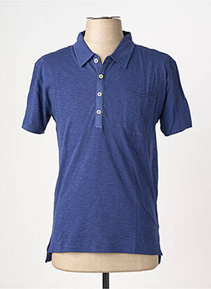Polo coupe cintrée manches courtes bleu fonce EUROPANN homme