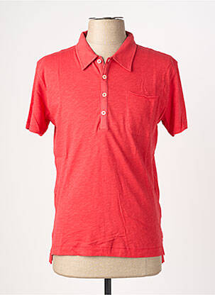 Polo coupe cintrée manches courtes rouge EUROPANN homme