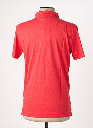 Polo coupe cintrée manches courtes rouge EUROPANN homme