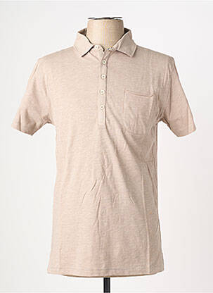 Polo coupe cintrée manches courtes marron EUROPANN homme
