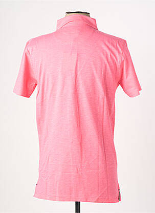 Polo coupe cintrée manches courtes rose EUROPANN homme