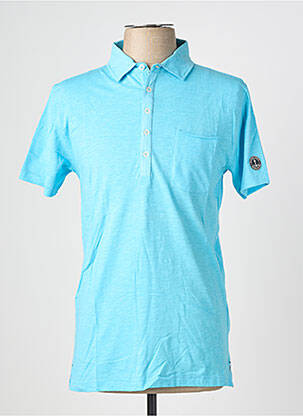 Polo coupe cintrée manches courtes bleu EUROPANN homme
