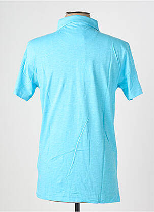 Polo coupe cintrée manches courtes bleu EUROPANN homme