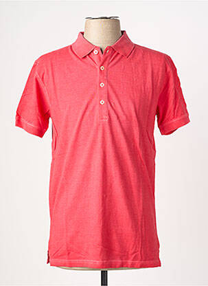 Polo coupe cintrée manches courtes rouge EUROPANN homme