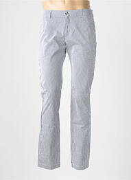 Pantalon chino tissage popeline taille normale bleu EUROPANN homme