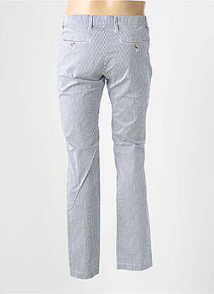Pantalon chino tissage popeline taille normale bleu EUROPANN homme