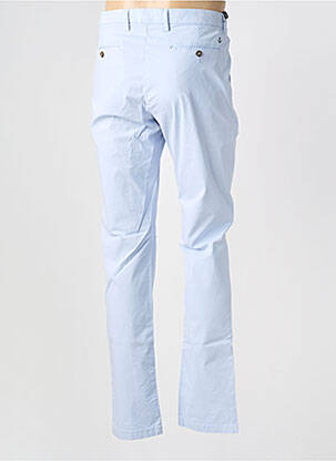 Pantalon chino tissage popeline taille normale bleu EUROPANN homme