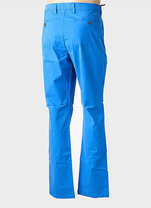 Pantalon chino tissage popeline taille normale bleu fonce EUROPANN homme