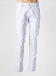 Pantalon chino tissage popeline taille normale violet EUROPANN homme