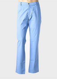 Pantalon chino tissage popeline taille normale bleu clair EUROPANN homme