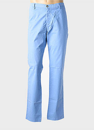 Pantalon chino tissage popeline taille normale bleu clair EUROPANN homme