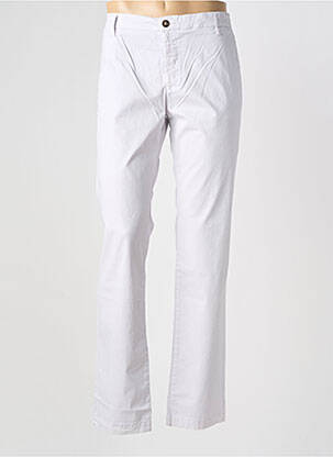 Pantalon chino tissage popeline taille normale violet EUROPANN homme