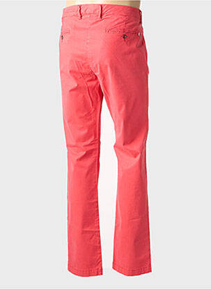Pantalon chino tissage popeline taille normale rouge EUROPANN homme