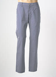 Pantalon chino tissage popeline taille normale bleu EUROPANN homme