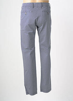 Pantalon chino tissage popeline taille normale bleu EUROPANN homme