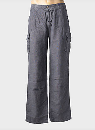 Pantalon cargo coupe droite taille normale gris EUROPANN homme