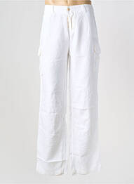 Pantalon cargo coupe droite taille normale blanc EUROPANN homme
