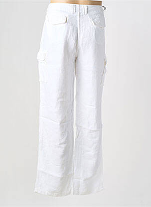 Pantalon cargo coupe droite taille normale blanc EUROPANN homme