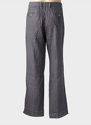 Pantalon chino tissage popeline taille normale gris EUROPANN homme
