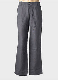 Pantalon chino tissage popeline taille normale gris EUROPANN homme