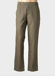 Pantalon chino tissage popeline taille normale vert EUROPANN homme