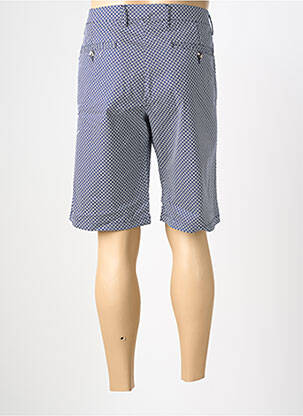 Bermuda tissage popeline taille normale bleu EUROPANN homme