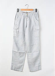 Pantalon cargo coupe droite taille normale gris EUROPANN homme