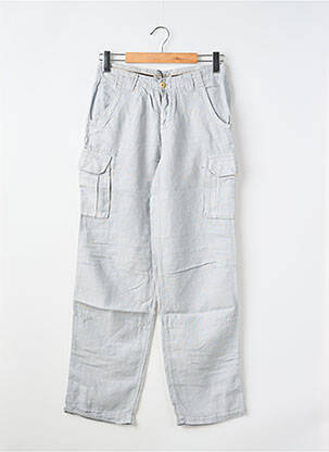 Pantalon cargo coupe droite taille normale gris EUROPANN homme