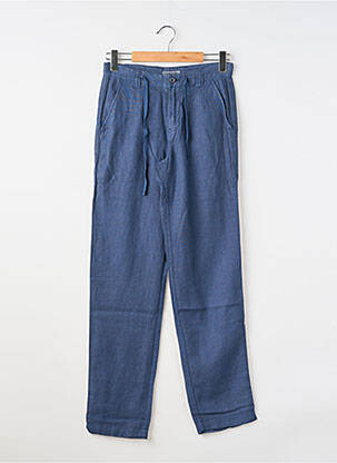 Pantalon chino poches taille normale bleu EUROPANN homme