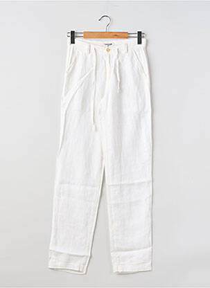 Pantalon chino poches taille normale blanc EUROPANN homme