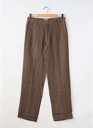 Pantalon chino poches taille normale marron EUROPANN homme