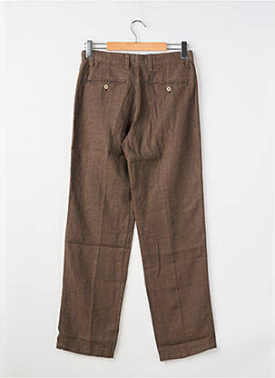 Pantalon chino poches taille normale marron EUROPANN homme