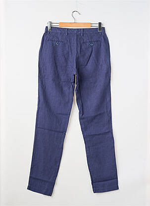 Pantalon chino poches taille normale bleu fonce EUROPANN homme