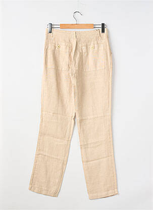 Pantalon droit taille normale taille normale beige EUROPANN homme