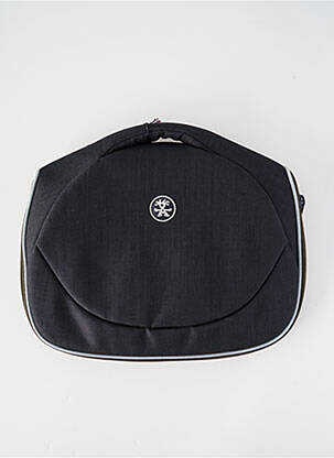 Pochette fermeture zippée noir CRUMPLER homme