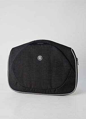 Pochette fermeture zippée noir CRUMPLER homme