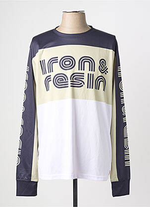 T-shirt bio manches longues noir IRON AND RESIN homme