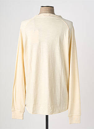 T-shirt col tunisien manches longues beige IRON AND RESIN homme
