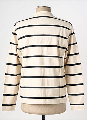 T-shirt stretch manches longues beige IRON AND RESIN homme
