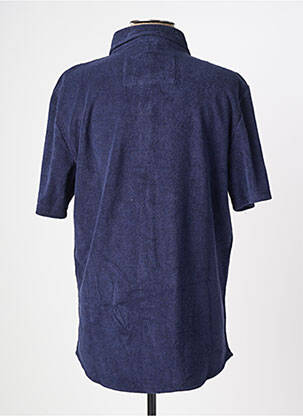 Chemise manches courtes coupe droite bleu IRON AND RESIN homme
