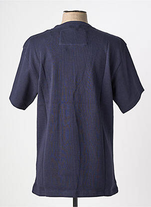 T-shirt coupe cintrée manches courtes bleu IRON AND RESIN homme