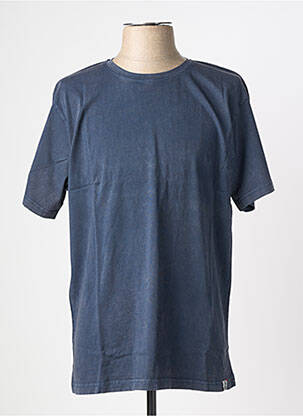 T-shirt coupe cintrée manches courtes bleu IRON AND RESIN homme