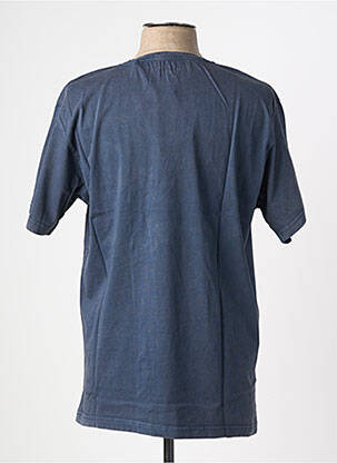 T-shirt coupe cintrée manches courtes bleu IRON AND RESIN homme