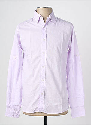 Chemise manches longues coupe cintrée violet EUROPANN homme