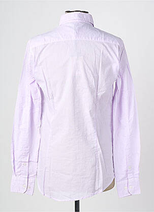 Chemise manches longues coupe cintrée violet EUROPANN homme
