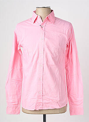 Chemise manches longues coupe cintrée rose EUROPANN homme