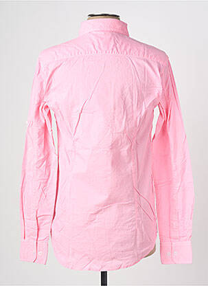 Chemise manches longues coupe cintrée rose EUROPANN homme