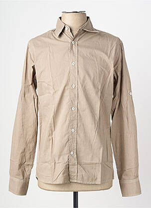 Chemise manches longues coupe cintrée vert EUROPANN homme