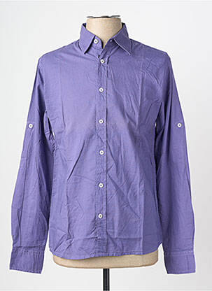 Chemise manches longues coupe cintrée bleu EUROPANN homme