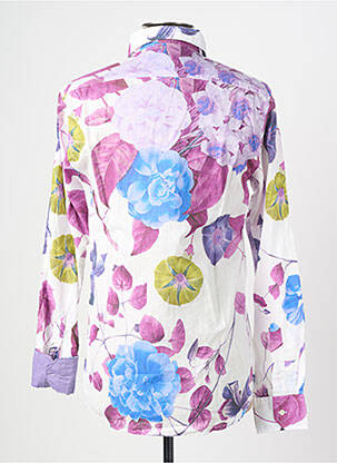 Chemise manches longues imprimé fantaisie blanc EUROPANN homme